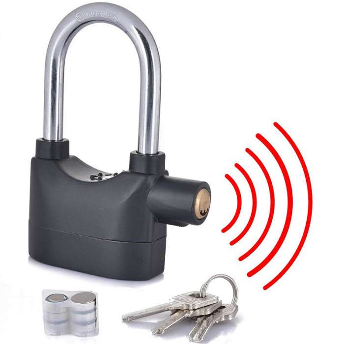 Security Alarm Lock – শক্তিশালী অ্যালার্ম প্যাডলক