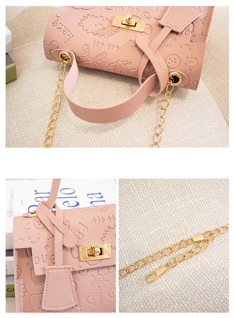 New Casual Chain Crossbody Bags For Women Fashion Simple Shoulder Bag Ladies Designer Handbags PU Leather Messenger Bags