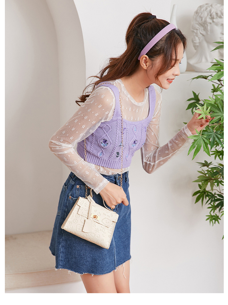 New Casual Chain Crossbody Bags For Women Fashion Simple Shoulder Bag Ladies Designer Handbags PU Leather Messenger Bags