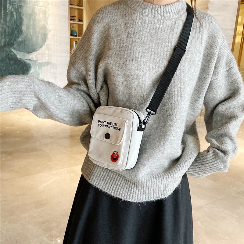 2022 New Fashion Shoulder Bag Trendy Cute Small Square Bag Japanese Harajuku Style Female Bag Messenger Bag