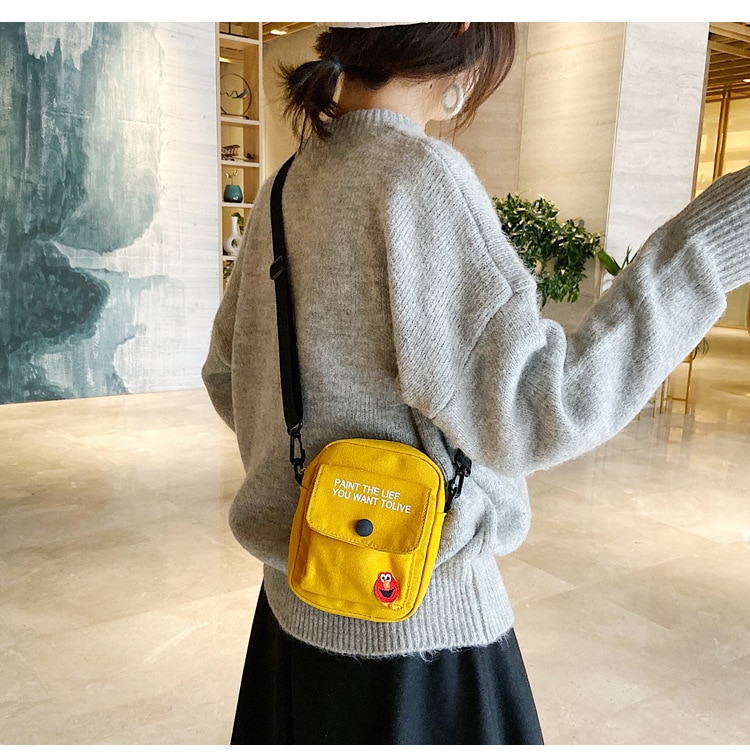 2022 New Fashion Shoulder Bag Trendy Cute Small Square Bag Japanese Harajuku Style Female Bag Messenger Bag