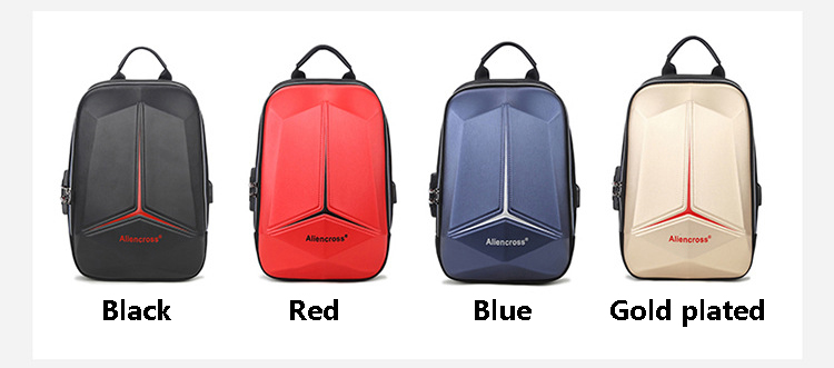 SUUTOOP Men Multifunction PVC Anti-theft Shoulder Bag USB Crossbody Bag Travel Sling Bag Pack Messenger Pack Chest Bag for Male