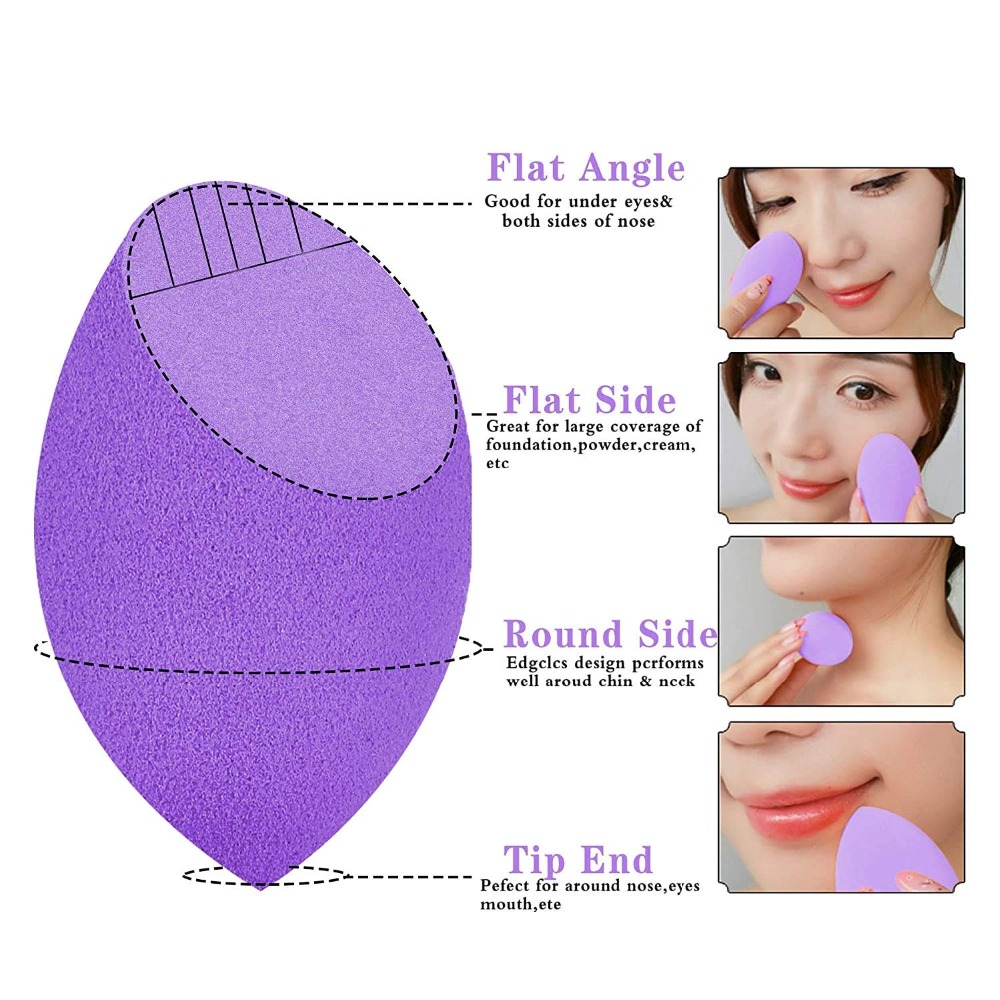 YBLNTEK Makeup Sponge Cosmetic Puff Sponge for Makeup Concealer Powder Puff Makeup Foundation Sponge Beauty Make Up Tools