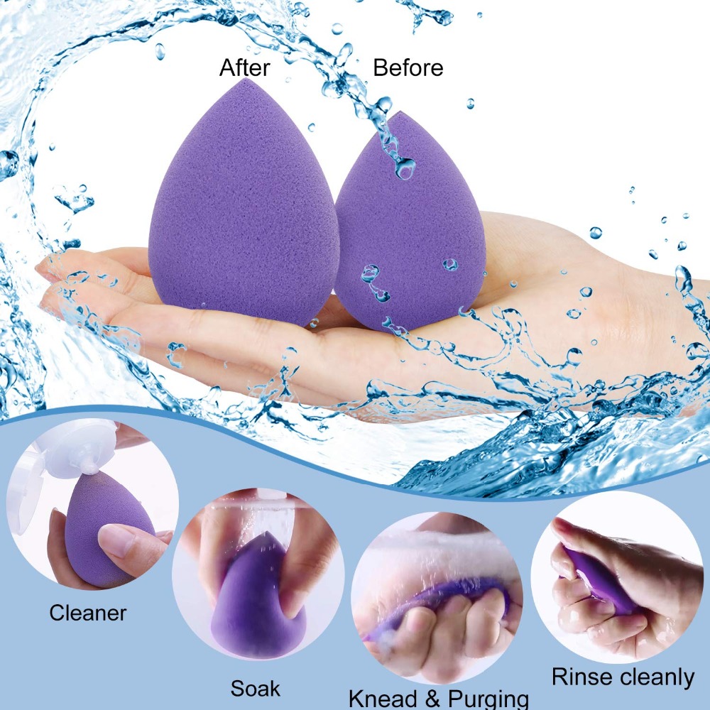 YBLNTEK Makeup Sponge Cosmetic Puff Sponge for Makeup Concealer Powder Puff Makeup Foundation Sponge Beauty Make Up Tools