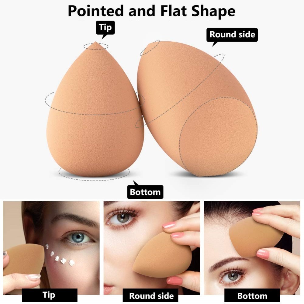 YBLNTEK Makeup Sponge Cosmetic Puff Sponge for Makeup Concealer Powder Puff Makeup Foundation Sponge Beauty Make Up Tools