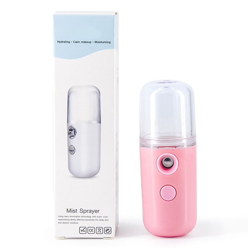 Nano Mist Facial Sprayer Beauty Instrument USB Humidifier Rechargeable Nebulizer Face Steamer Moisturizing Beauty