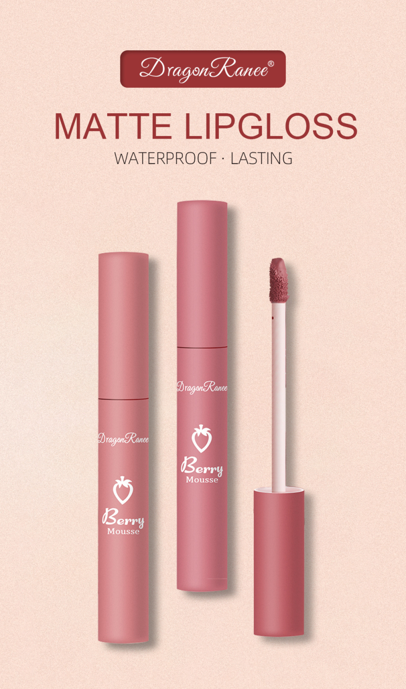 12 Colors Matte Velvet Lip Glaze Waterproof Long-Lasting Not Easy To Fade Lip Mud Lipstick Makeup Cosmetic Lip Gloss