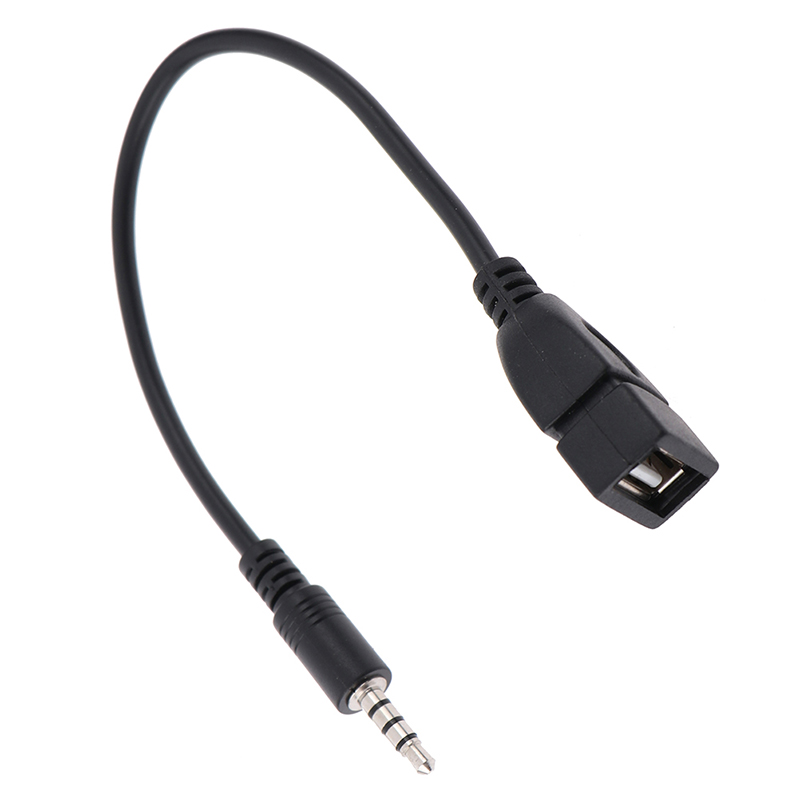 3.5mm Car AUX Audio Cable To USB Audio Cable Car Electronics For Play Music Car Audio Cable