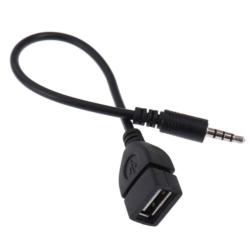 3.5mm Car AUX Audio Cable To USB Audio Cable Car Electronics For Play Music Car Audio Cable