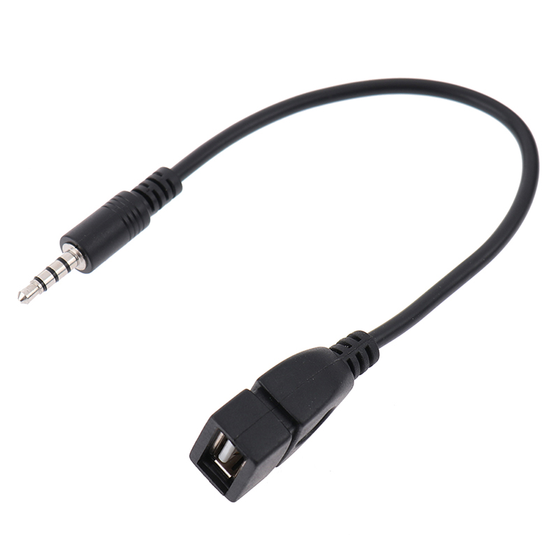 3.5mm Car AUX Audio Cable To USB Audio Cable Car Electronics For Play Music Car Audio Cable