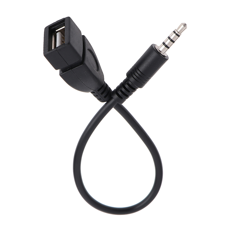 3.5mm Car AUX Audio Cable To USB Audio Cable Car Electronics For Play Music Car Audio Cable