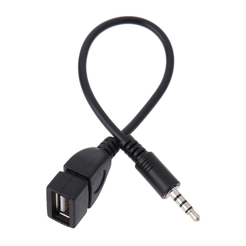 3.5mm Car AUX Audio Cable To USB Audio Cable Car Electronics For Play Music Car Audio Cable