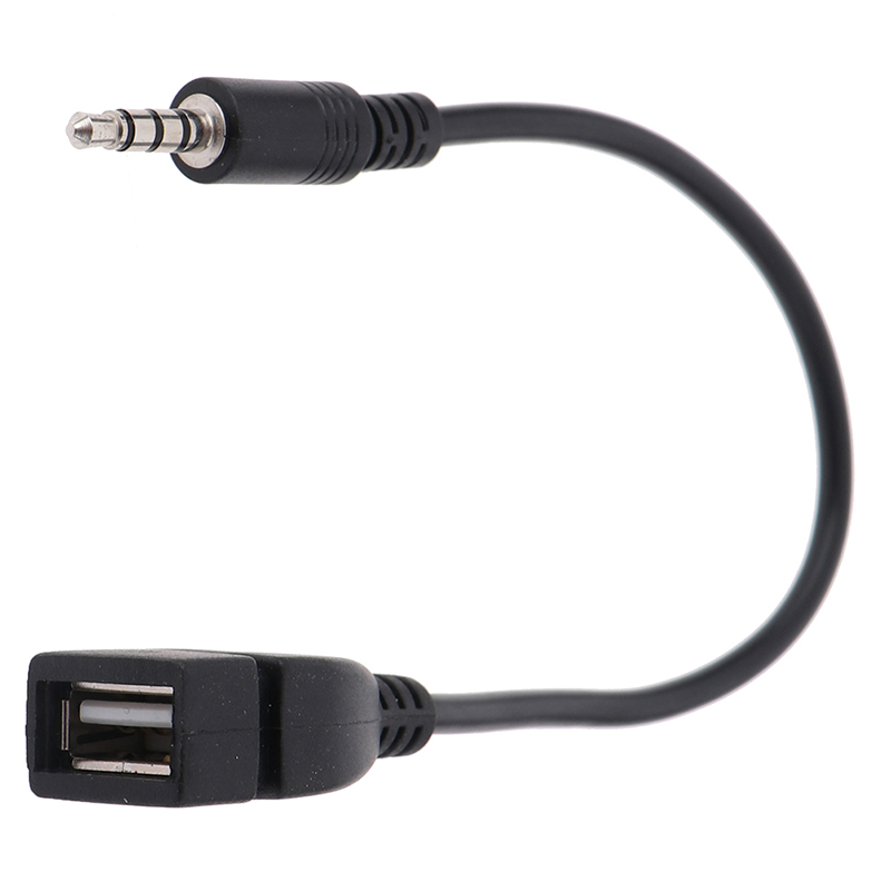 3.5mm Car AUX Audio Cable To USB Audio Cable Car Electronics For Play Music Car Audio Cable