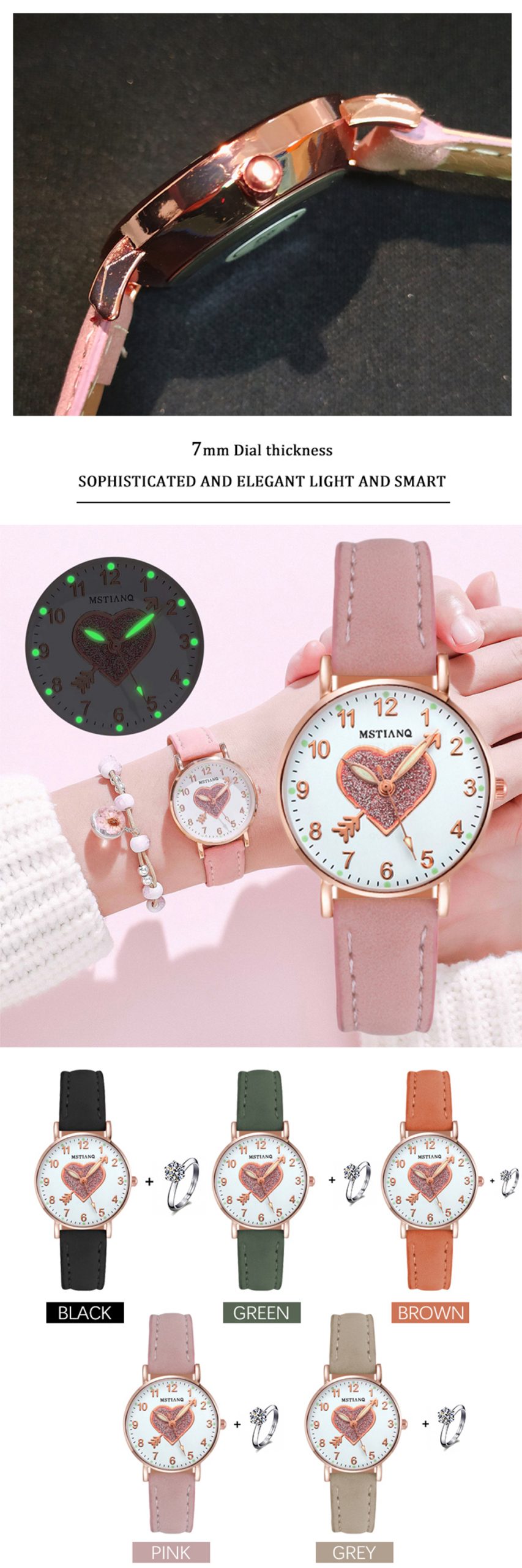 Women Watch Fashion Casual Leather Belt Watches Simple Ladies' Exquisite Small Dial Quartz Clock Dress Wristwatches Reloj Mujer