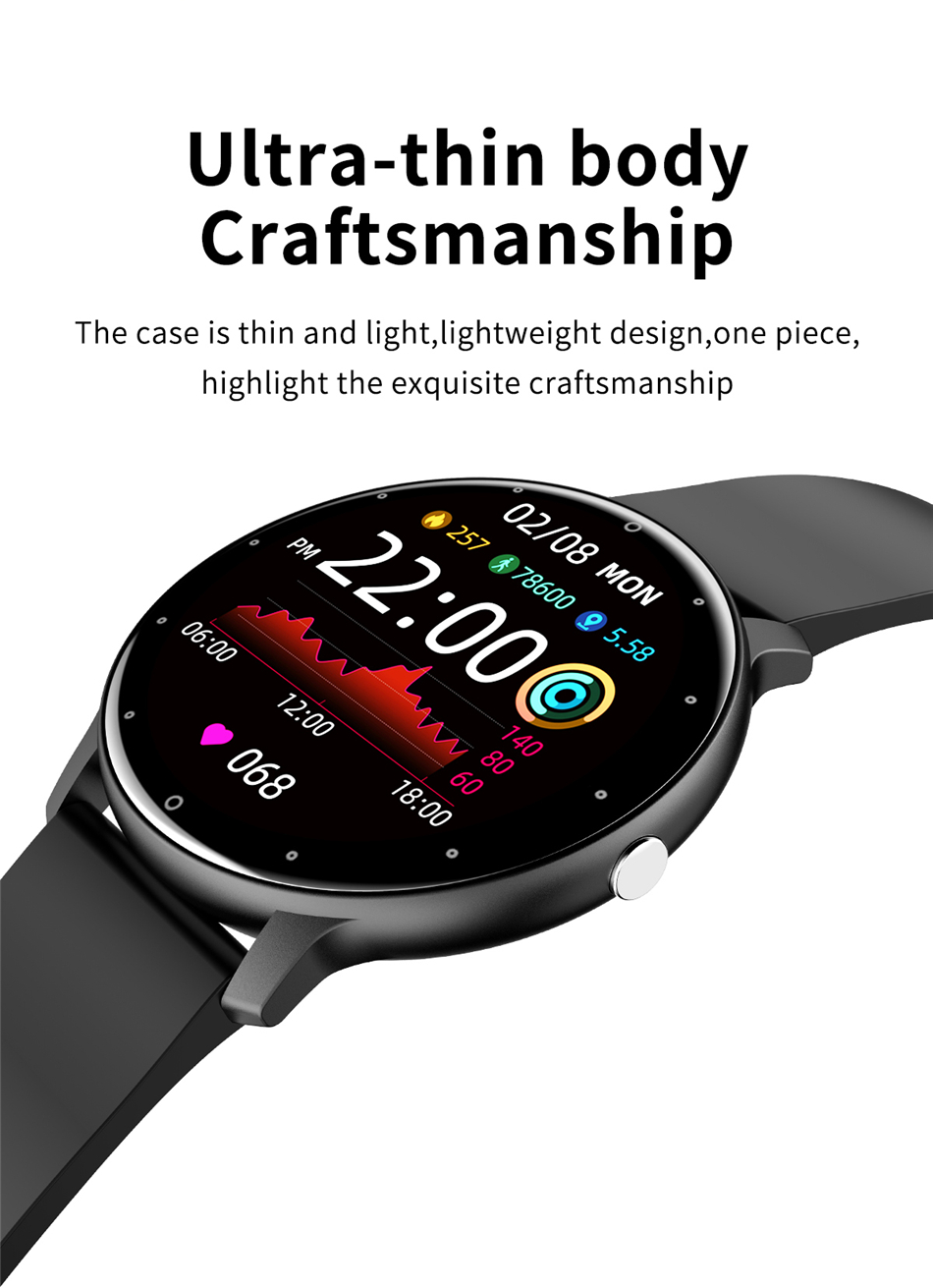 LIGE 2022 New Smart Watch Women Full Touch Screen Sport Fitness Watches IP67 Waterproof Bluetooth For Android ios smartwatch Men