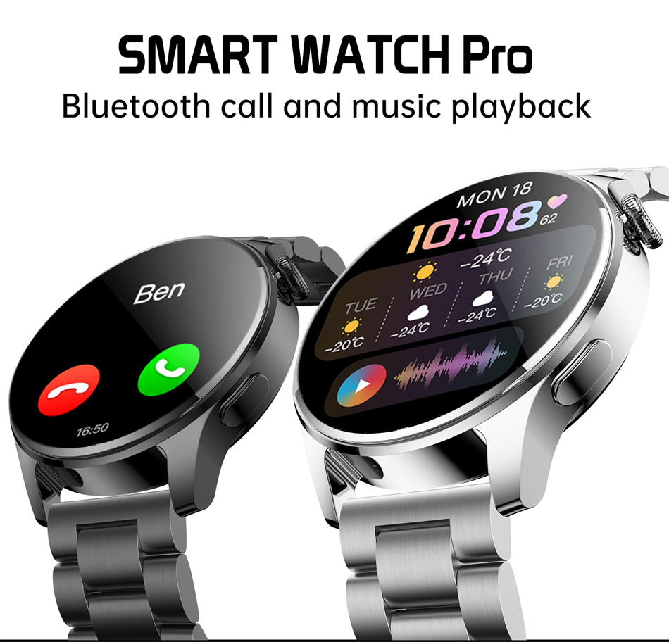 LIGE New Bluetooth Call Smart Watch Men Full Touch Sport Fitness Watches Waterproof Heart Rate Steel Band Smartwatch Android iOS