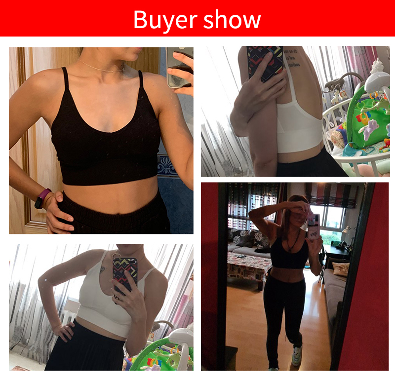 Sports Bra 2020 Women Fitness Top Seamless Yoga Bra Black White Running Yoga Gym Crop Top Women Push Up Sport Bra Top