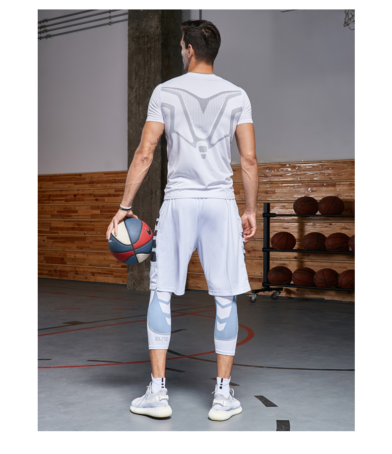 Dry Fit Men's Training Sportswear Set Gym Fitness Compression Sport Suit Jogging Tight Sports Wear Clothes 4XL5XL Oversized Male