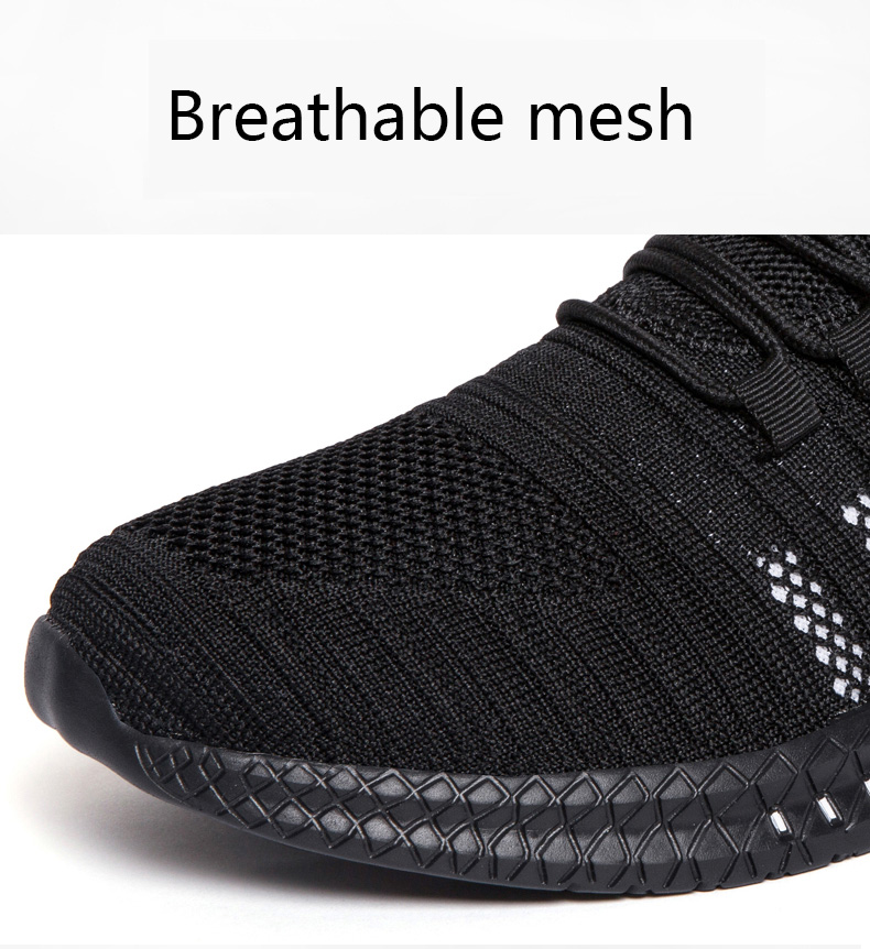 New Men Casual Shoes Breathable Mesh Sneakers Comfortable Walking Footwear Male Running Sport Shoes Lace Up Walking Shoe