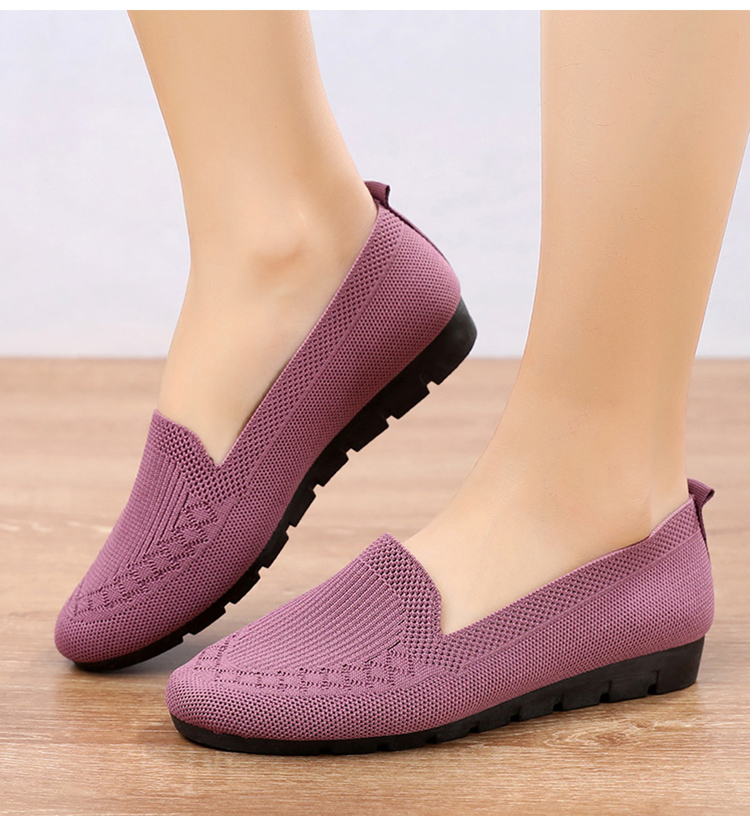 Women Flats Lightweight Shoes Woman Sneakers Slip On Women's Shoes Moccasins Sneakers Nurse Shoes Tenis Zapatos Mujer Plus Size