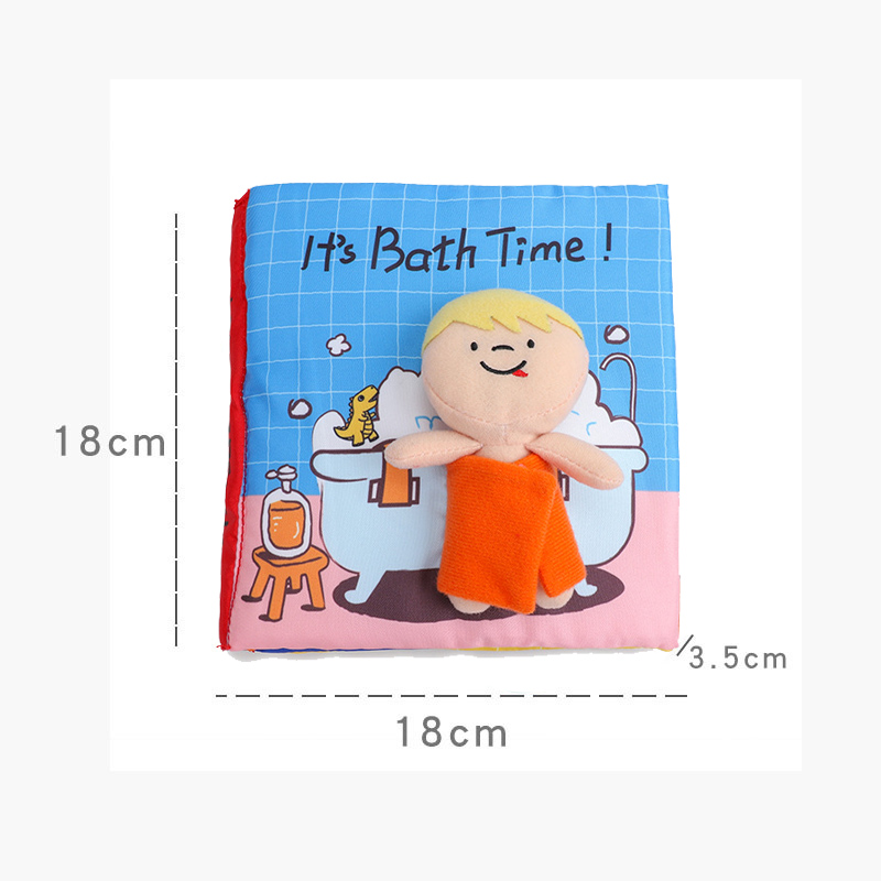 Baby Book Toys Infant Baby Cloth Book Of Bath Potty Educational Activity Book Kids Cognize Reading Puzzle Book Toy 0-3 Years Old