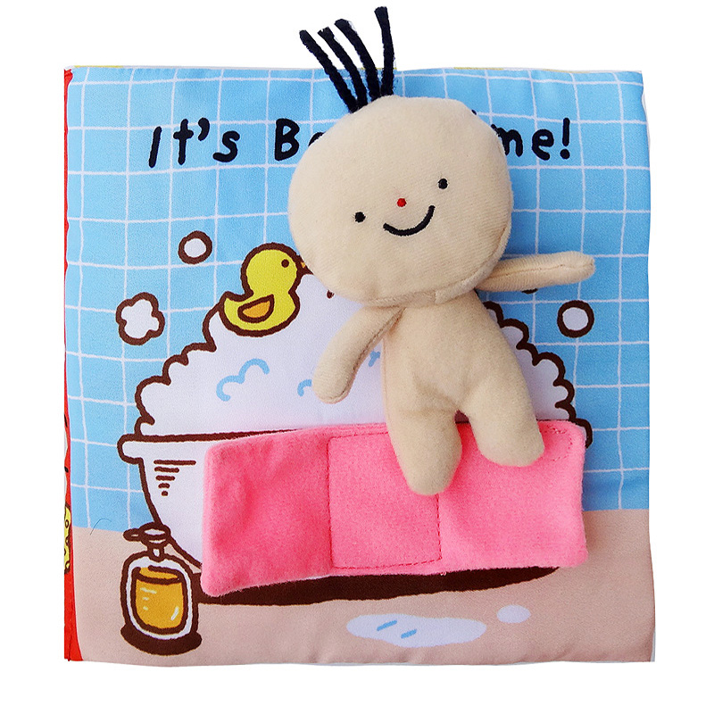 Baby Book Toys Infant Baby Cloth Book Of Bath Potty Educational Activity Book Kids Cognize Reading Puzzle Book Toy 0-3 Years Old