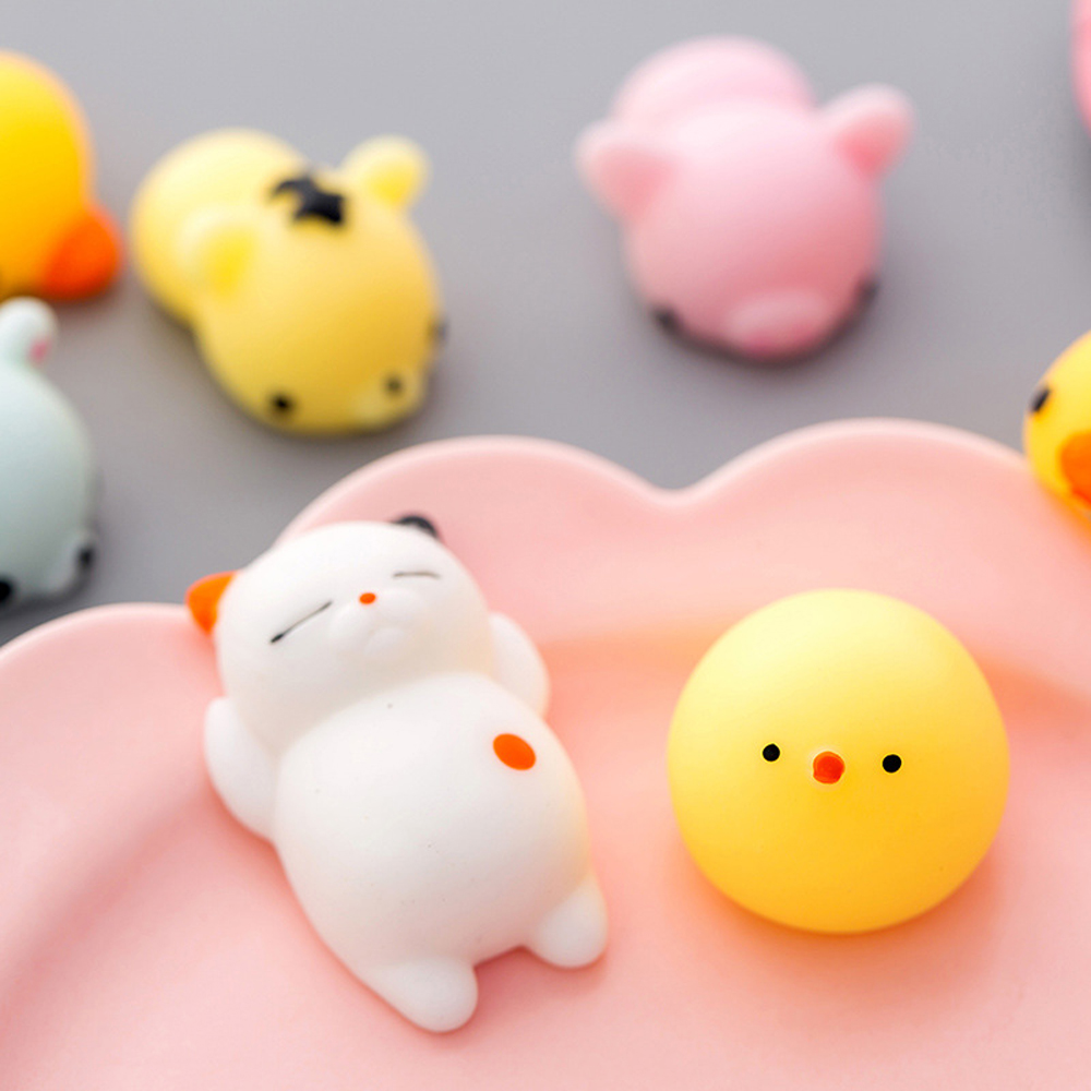 Squishy Stress Relief Kawaii Mochi Toys For Girls Kids Antistress boule Anti Stress Pelota Antiestres Funny Birthday Party Gift