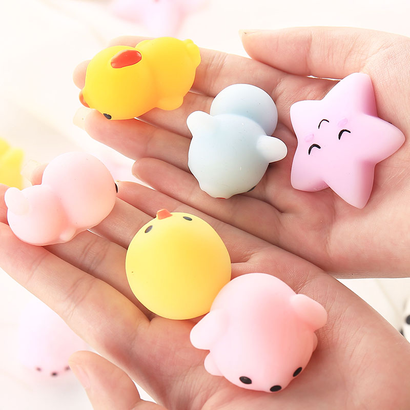 Squishy Stress Relief Kawaii Mochi Toys For Girls Kids Antistress boule Anti Stress Pelota Antiestres Funny Birthday Party Gift