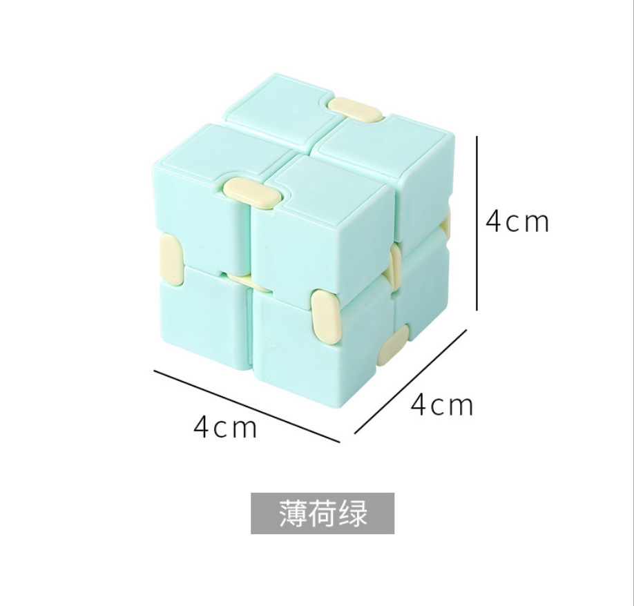 4cm Puzzle Cube fidget toys Durable Exquisite Decom pression Toy Infinity Magic Cube For Adults Kids Antistress Anxiety Toy Gift