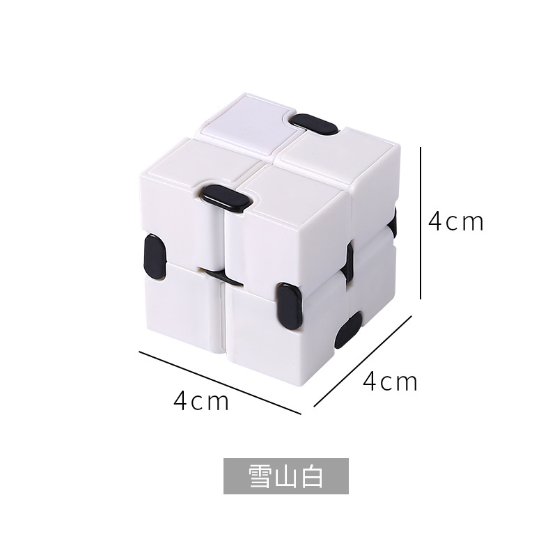 4cm Puzzle Cube fidget toys Durable Exquisite Decom pression Toy Infinity Magic Cube For Adults Kids Antistress Anxiety Toy Gift