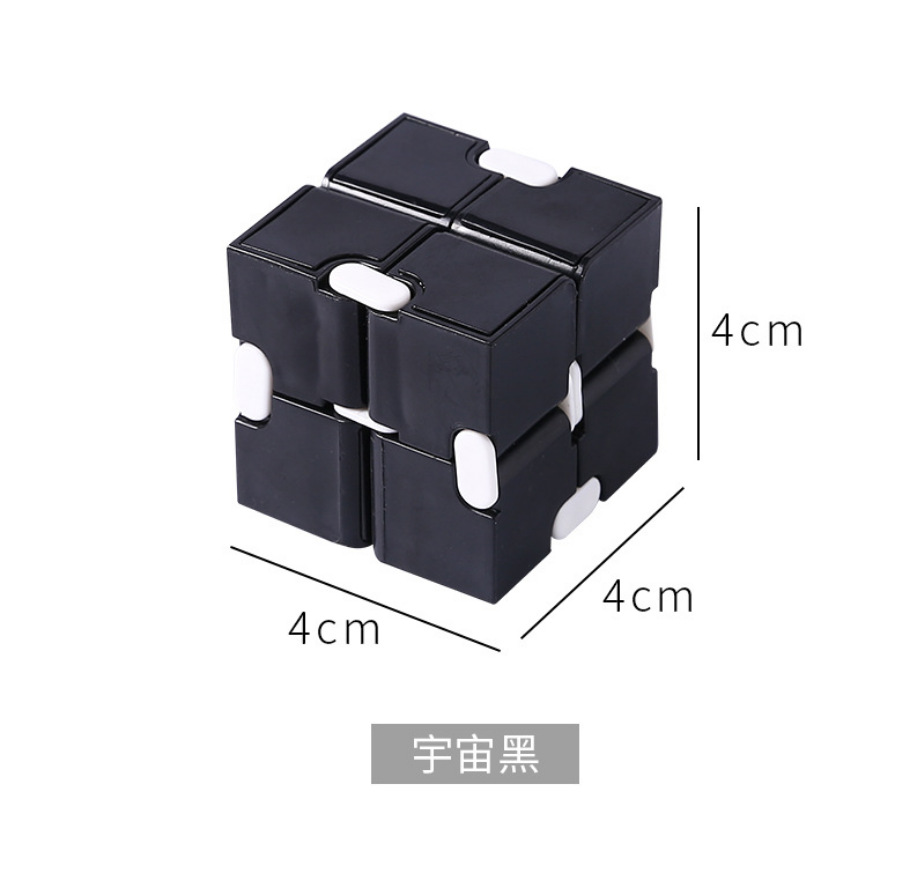 4cm Puzzle Cube fidget toys Durable Exquisite Decom pression Toy Infinity Magic Cube For Adults Kids Antistress Anxiety Toy Gift