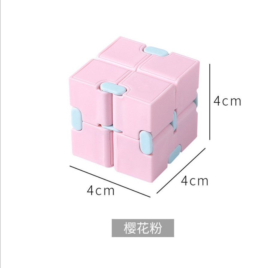 4cm Puzzle Cube fidget toys Durable Exquisite Decom pression Toy Infinity Magic Cube For Adults Kids Antistress Anxiety Toy Gift