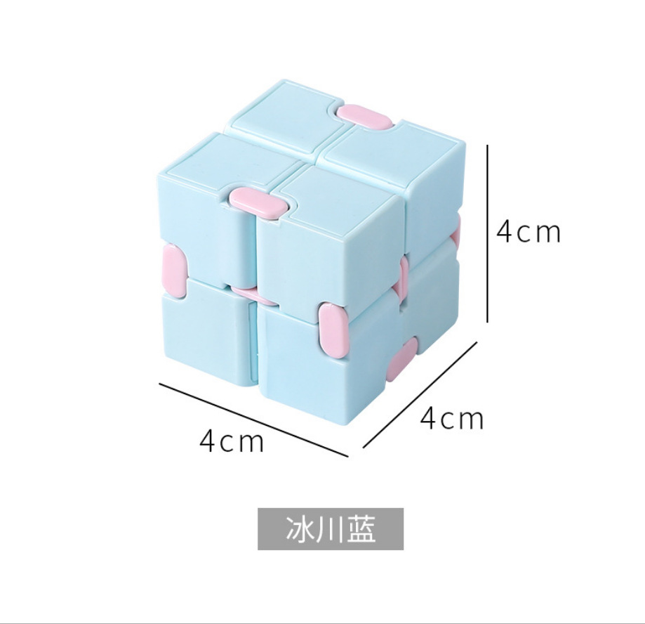 4cm Puzzle Cube fidget toys Durable Exquisite Decom pression Toy Infinity Magic Cube For Adults Kids Antistress Anxiety Toy Gift