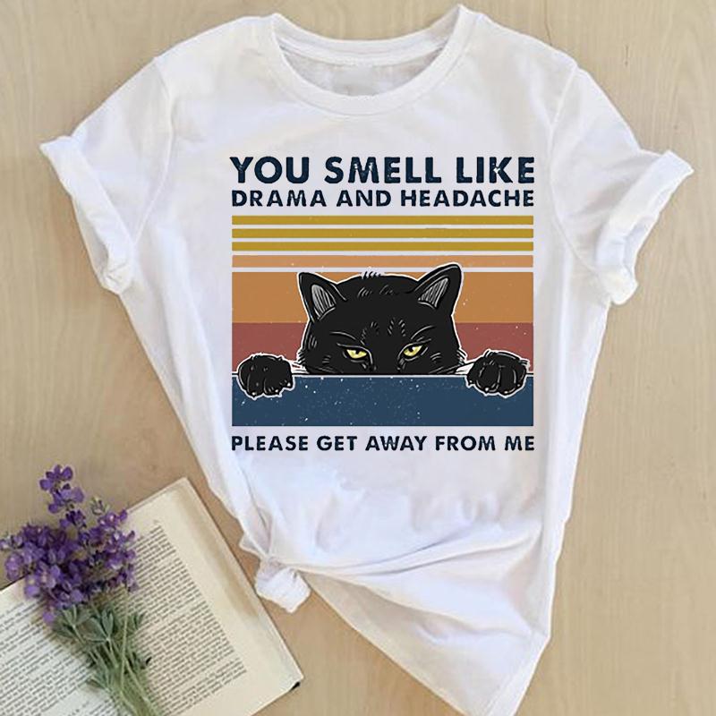 Women Print Tops Clothes Short Sleeve Tees Female Summer Beach Paw Cat Dog Love Fashion Lady Tshirt Regular Graphic T-Shirt