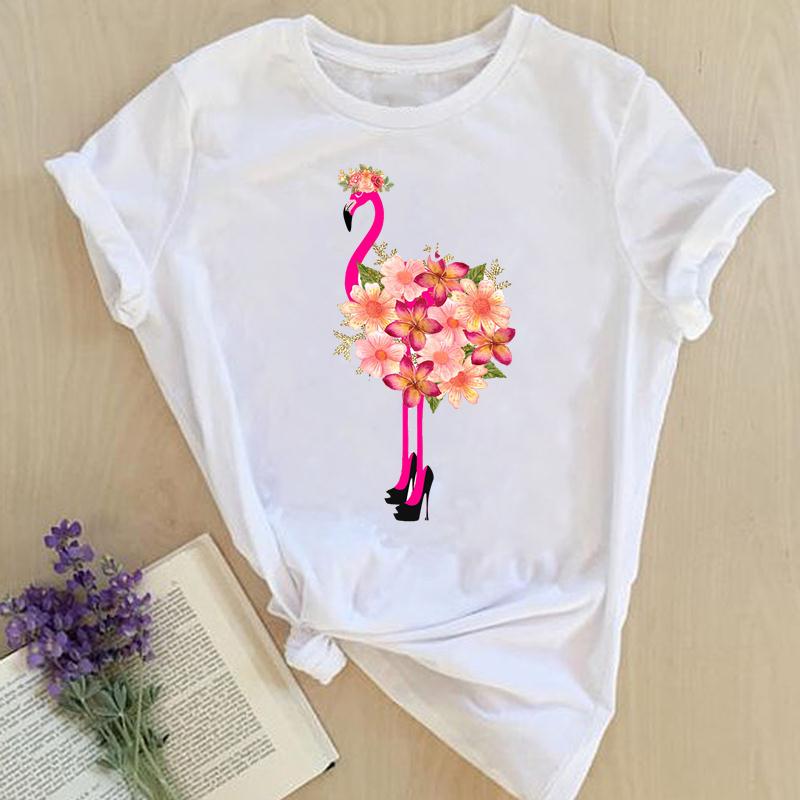 Women Print Tops Clothes Short Sleeve Tees Female Summer Beach Paw Cat Dog Love Fashion Lady Tshirt Regular Graphic T-Shirt