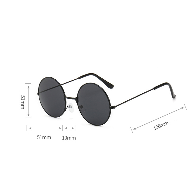 Hot Sale Cycling Round Metal Retro Vintage Sunglasses Men Women Fashion Good Quality Leisure Photography Sunglasses UV400