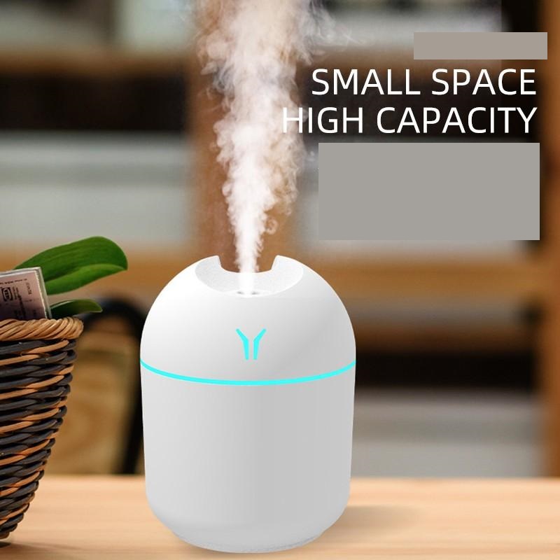 250ML Mini Air Humidifier USB Aroma Essential Oil Diffuser For Home Car Ultrasonic Mist Maker with LED Night Lamp Diffuser