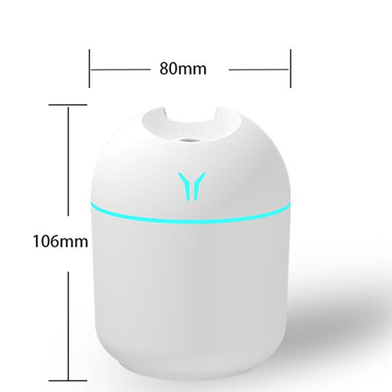 250ML Mini Air Humidifier USB Aroma Essential Oil Diffuser For Home Car Ultrasonic Mist Maker with LED Night Lamp Diffuser