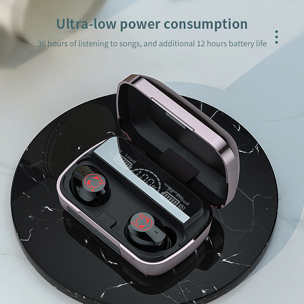 TWS Bluetooth 5.1 Earphones 1200mAh Charging Box Wireless Headphone M23 Stereo Sports Waterproof Earbuds Headsets For Xiaomi