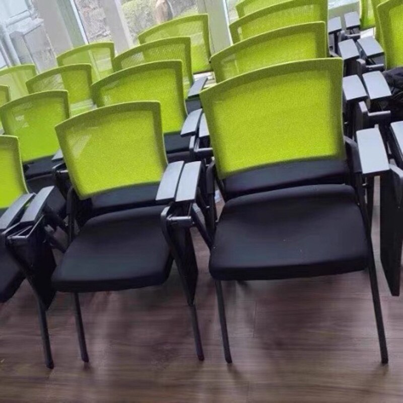 Modern Practical Conference Chairs Training Class Meeting Room Foldable Office Chair with Writing Board Desk Office Furniture