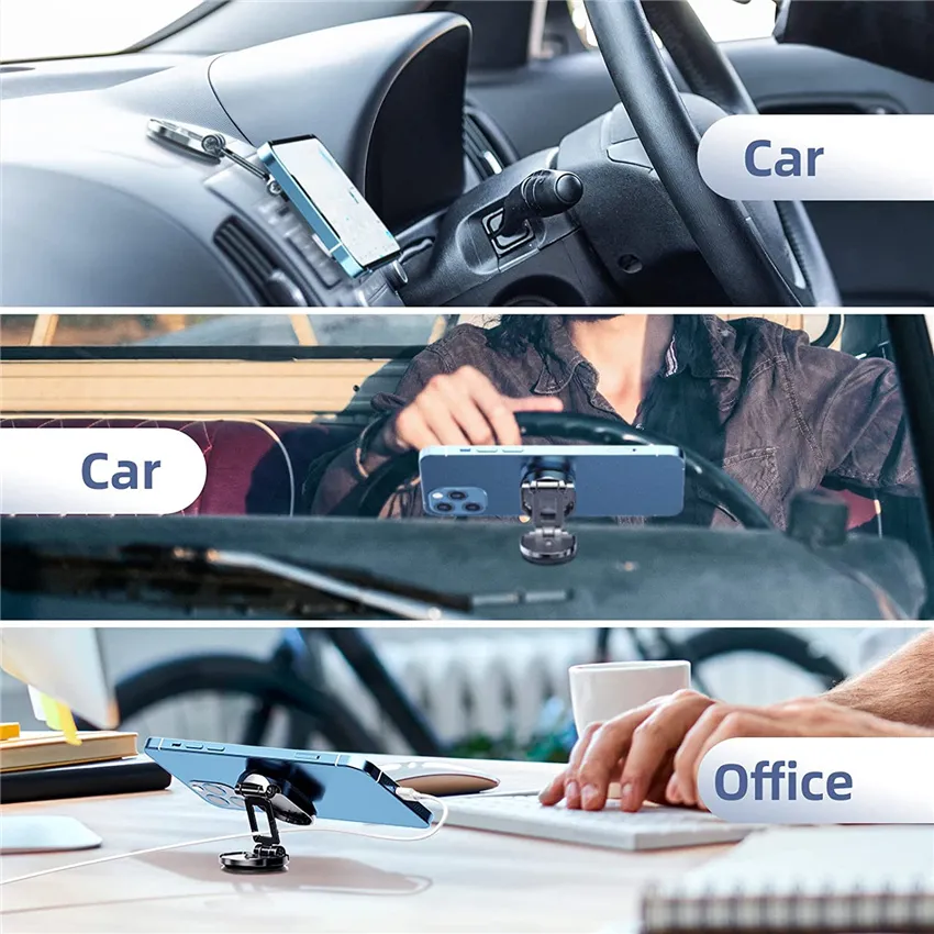 2022 Magnetic Car Phone Holder Magnet Smartphone Mobile Stand Cell GPS For iPhone 14 13 12 Pro Max Xiaomi Mi Huawei Samsung LG