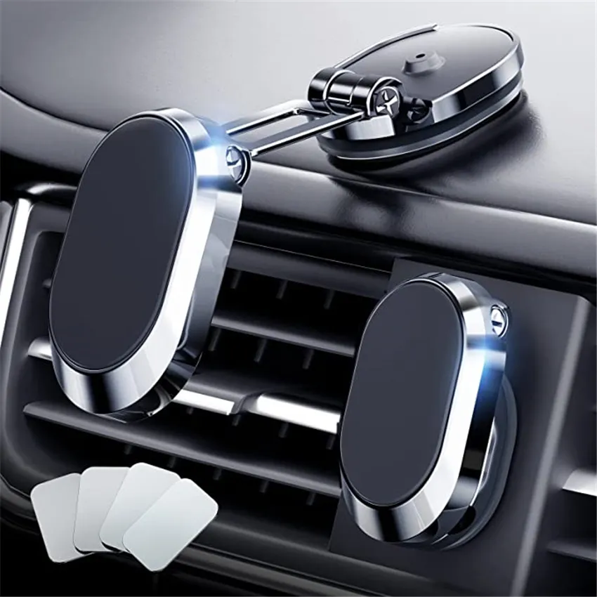 2022 Magnetic Car Phone Holder Magnet Smartphone Mobile Stand Cell GPS For iPhone 14 13 12 Pro Max Xiaomi Mi Huawei Samsung LG