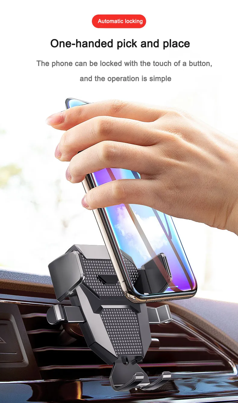 Sucker Car Phone Holder Mount Stand GPS Telefon Mobile Cell Support For iPhone 13 12 11 Pro Xiaomi Huawei Samsung