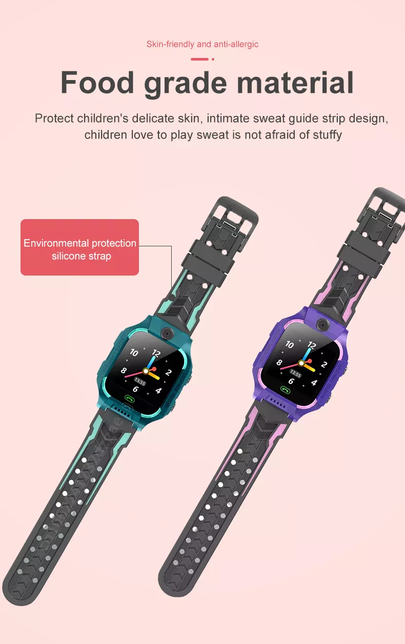 Kids Smart Watch Sim Card SOS Call Phone Smartwatch For Children Photo Waterproof Camera Location Tracker Gift For Boys and Girl