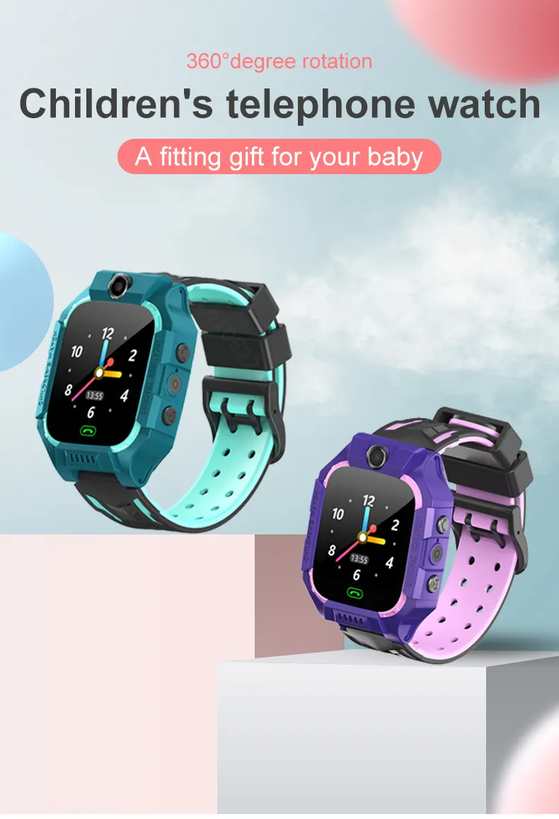 Kids Smart Watch Sim Card SOS Call Phone Smartwatch For Children Photo Waterproof Camera Location Tracker Gift For Boys and Girl