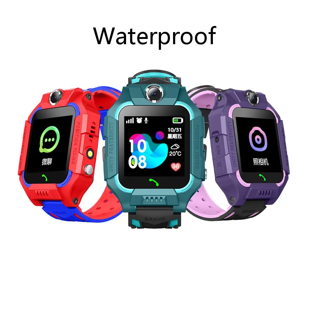 Kids Smart Watch Sim Card SOS Call Phone Smartwatch For Children Photo Waterproof Camera Location Tracker Gift For Boys and Girl