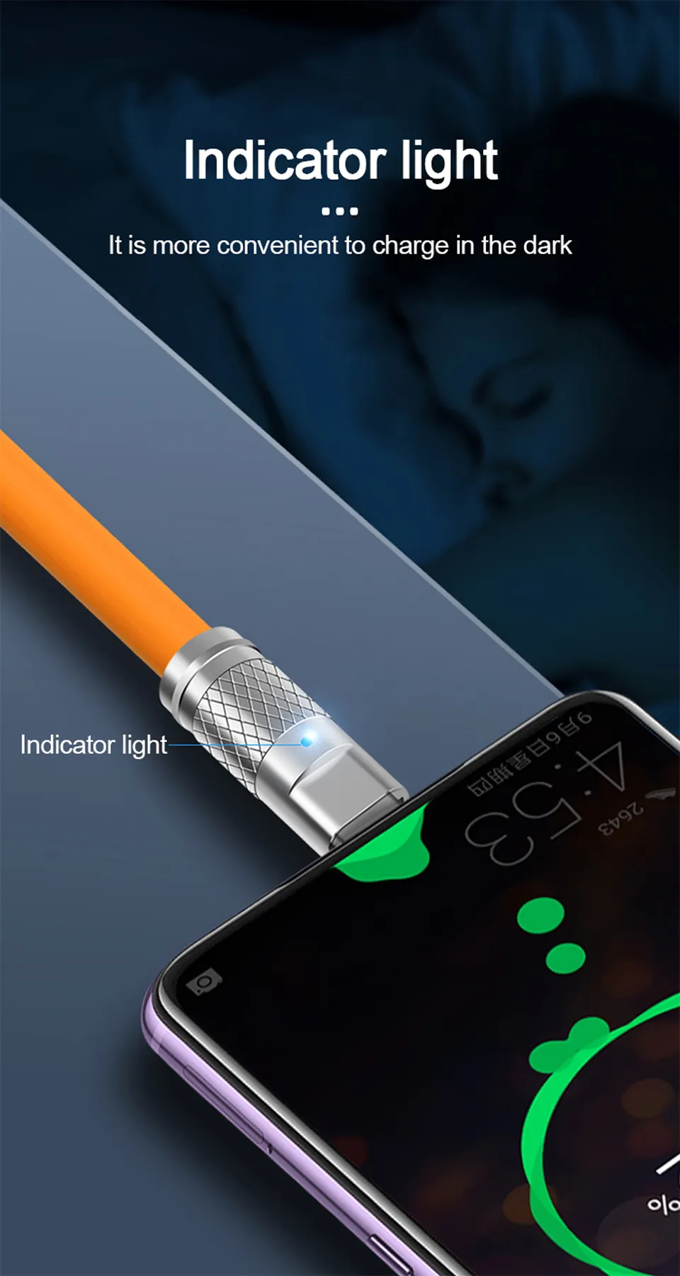 120W 6A Super Fast Charge Type-C Liquid Silicone Cable Quick Charge USB Cable For iPhone Xiaomi Huawei Samsung Pixel Data Line