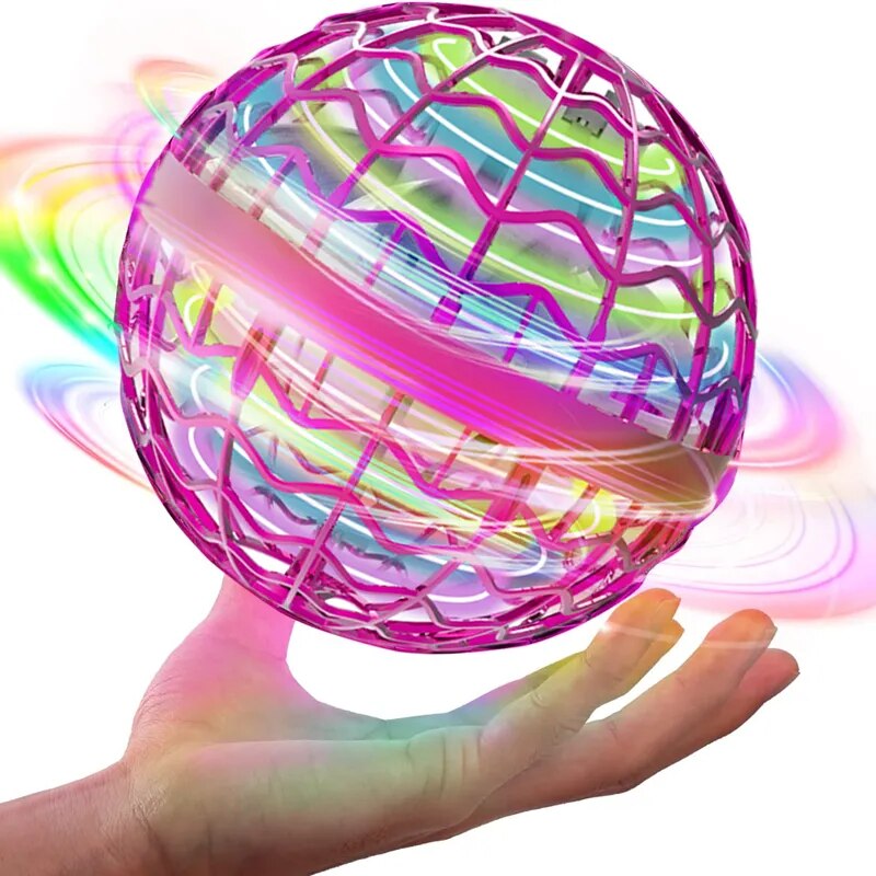 Original Product Fly Ball Hover Ball LED Light Rotating Fly Ball Toy Flying Drone Ball 2022 Indoor and Outdoor Children's Gift