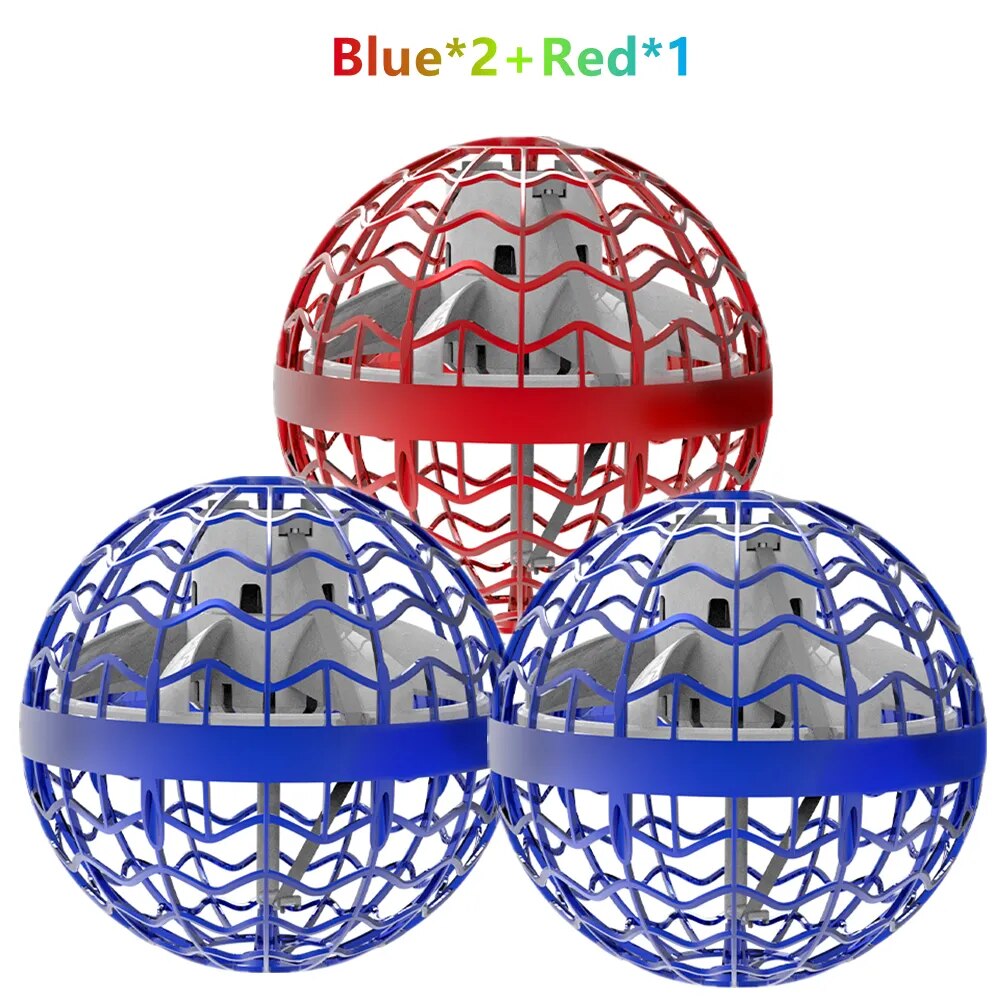 2pcs Blue 1Red