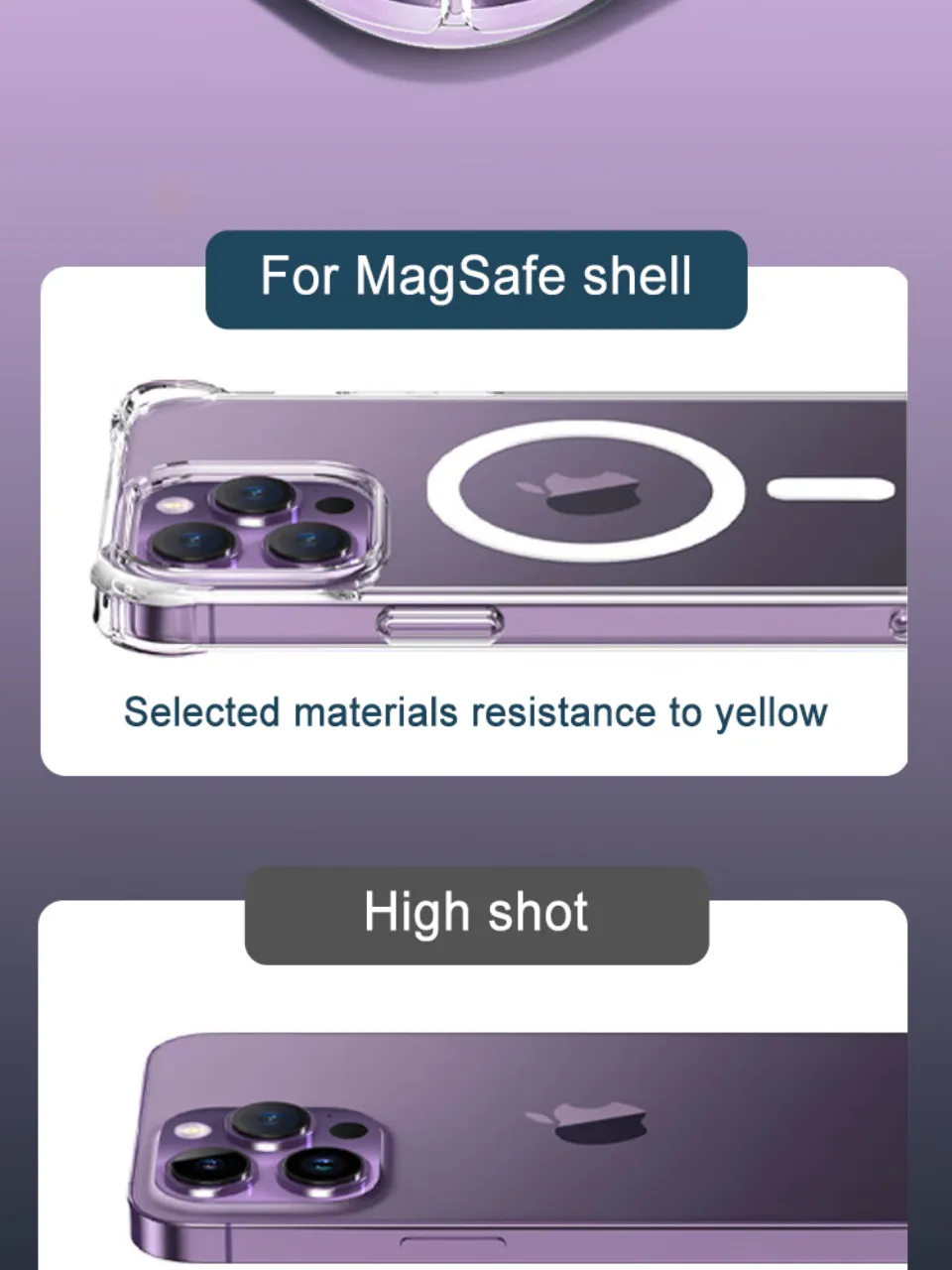 Original Transparent Magnetic For Magsafe Wireless Charge Case For iPhone 15 14 13 12 11 Pro Max 15 Plus Shockproof Cover